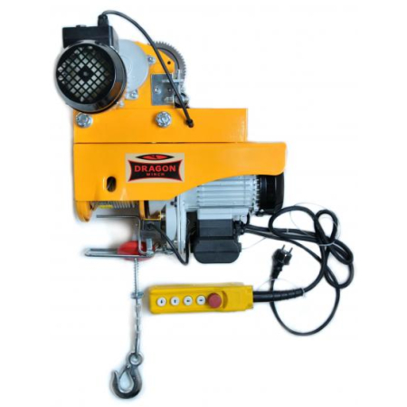 Wyciągarka Dragon Winch DWI 400/800 HD z wózkiem elektrycznym – 230V, 400/800 kg, lina stalowa 12 m
